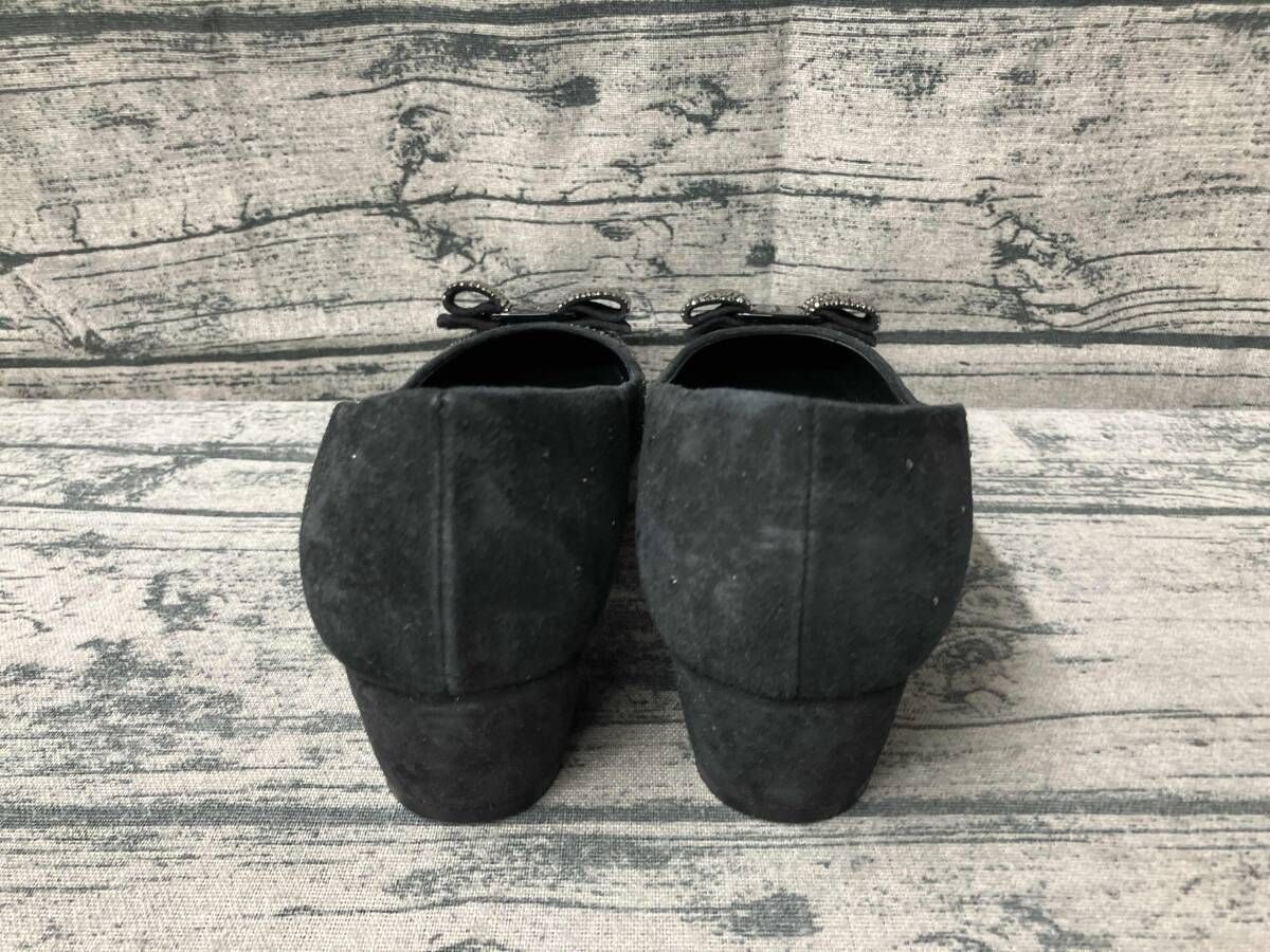  Salvatore Ferragamo サルヴァトーレフェラガモ パンプス サイズ8 1 2 ブラック その他 小物