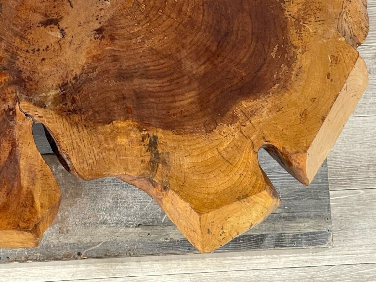 GU79 天然木 一枚板 総無垢 座卓 座敷机 ちゃぶ台 センター テーブル