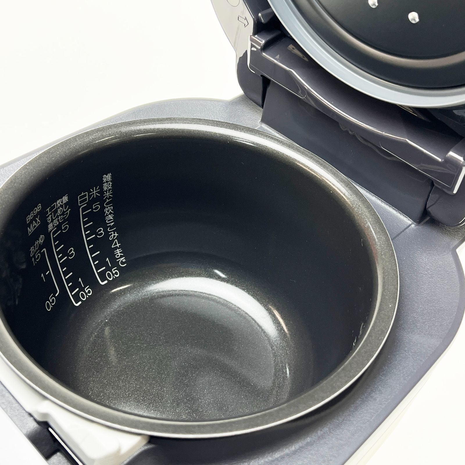  象印 豪熱大火力 IH炊飯器 NW YC 10 BZ スレートブラック 5 5合炊き 炊飯器 炊飯器 餅つき機