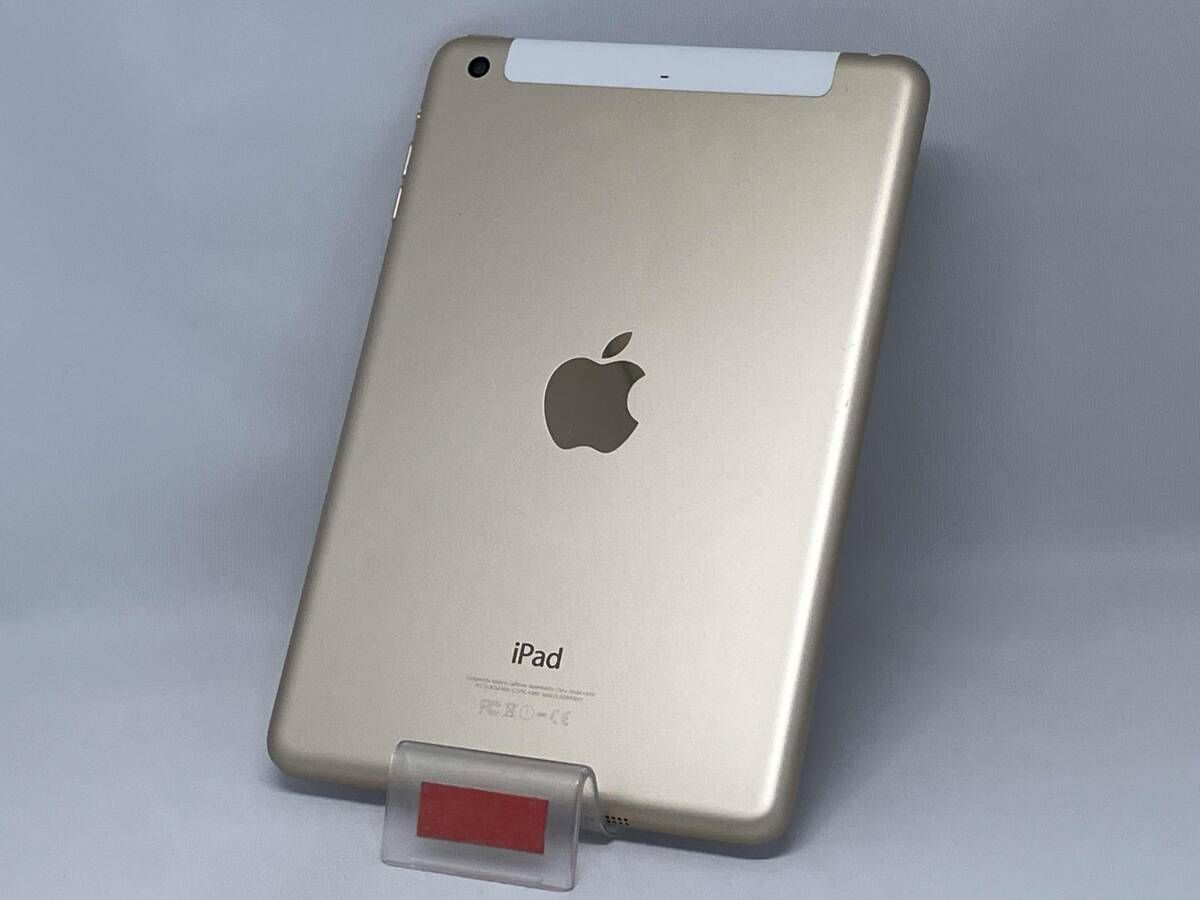 ドコモ iPad mini3 Wi-Fi+Cellular 16GB ゴールド docomo MGYR2J/A 
