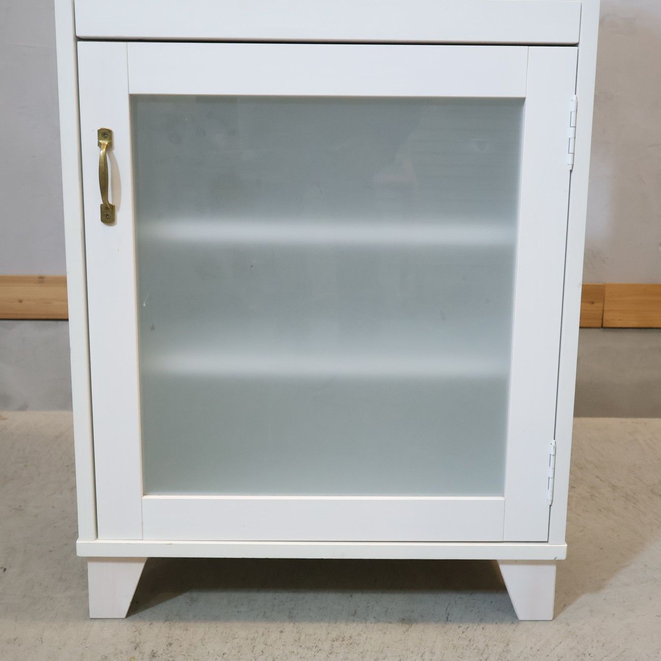 【MOMO NATURAL】LANDシリーズ　キッチン収納レンジ台　ホワイト MOMO NATURAL モモナチュラル LAND キッチン収納レンジ台ホワイト 936