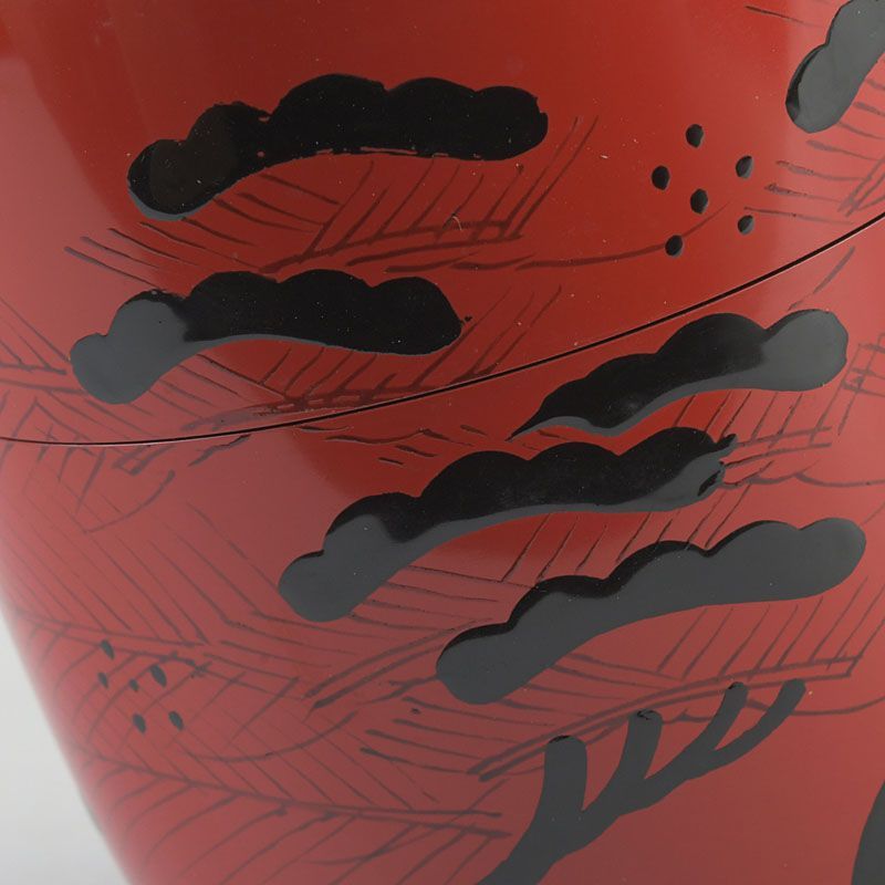 茶道具 山中塗 道場宗廣作 玄々斎好 曙棗 共箱 C S220 - メルカリ