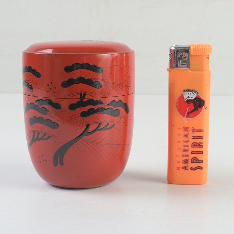 茶道具 山中塗 道場宗廣作 玄々斎好 曙棗 共箱 C S220 - メルカリ