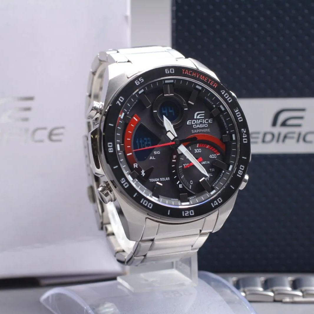 CASIO EDIFICE ECB-900Y メンズ腕時計 ソーラー Bluetooth 品