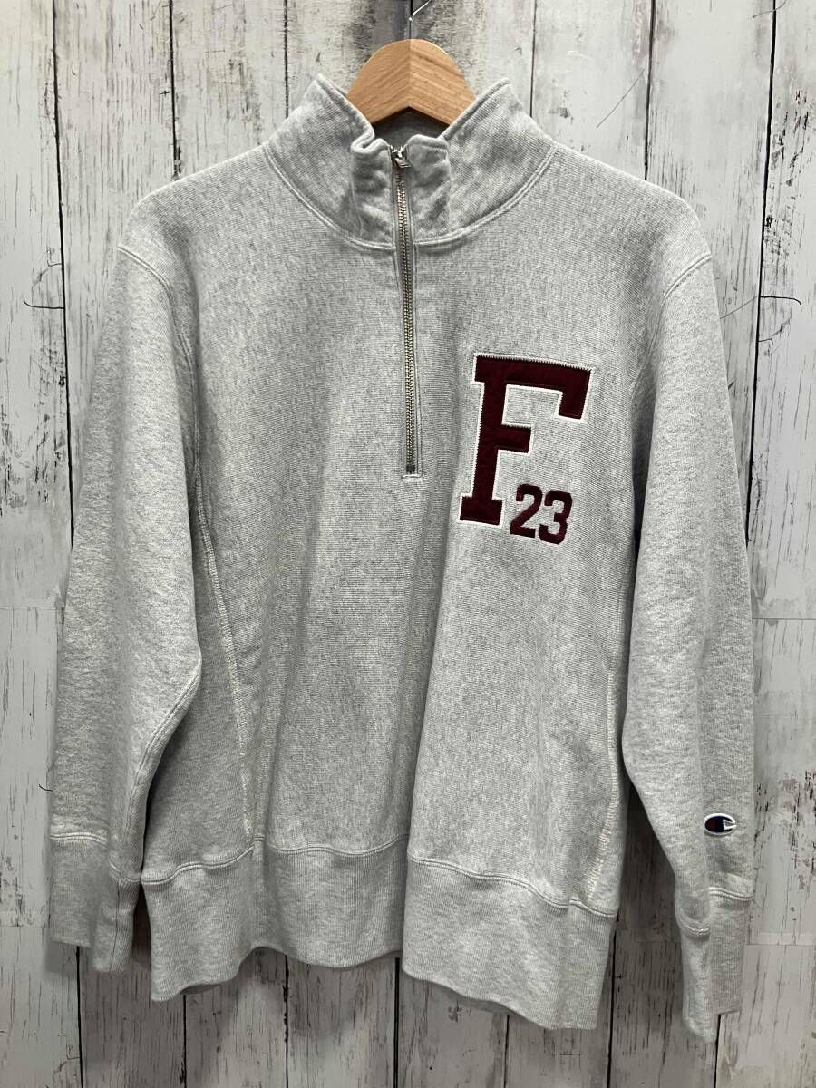 Champion REVERSE WEAVE チャンピオンリバースウィーブ メンズ スウェット ハ-フジップ F23 裏起毛 C3-A026 サイズM