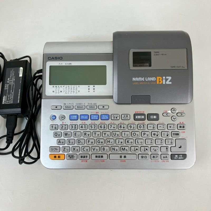 動作品】CASIO KL-V450 カシオ ネームランド NAME LAND BiZ 3.5mm~46mm