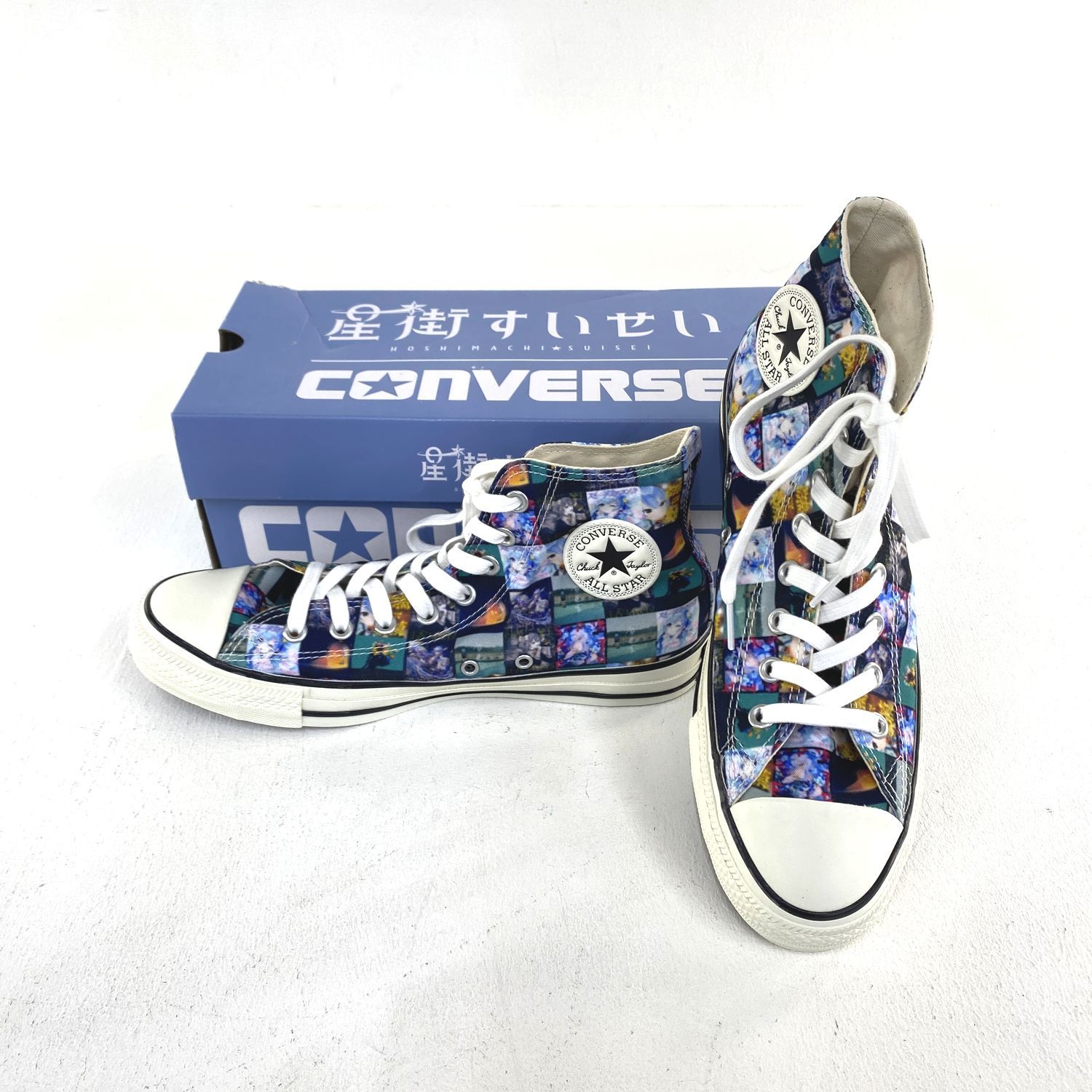 加古川物流 品 星街すいせい CONVERSE ALL STAR HI 27cm ホロライブ コンバース スニーカー 718