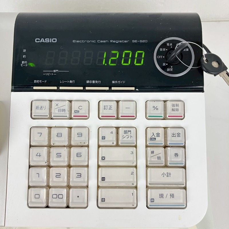 カシオレジスター TE-2700 フル設定込み PC連携 7211172 カシオ