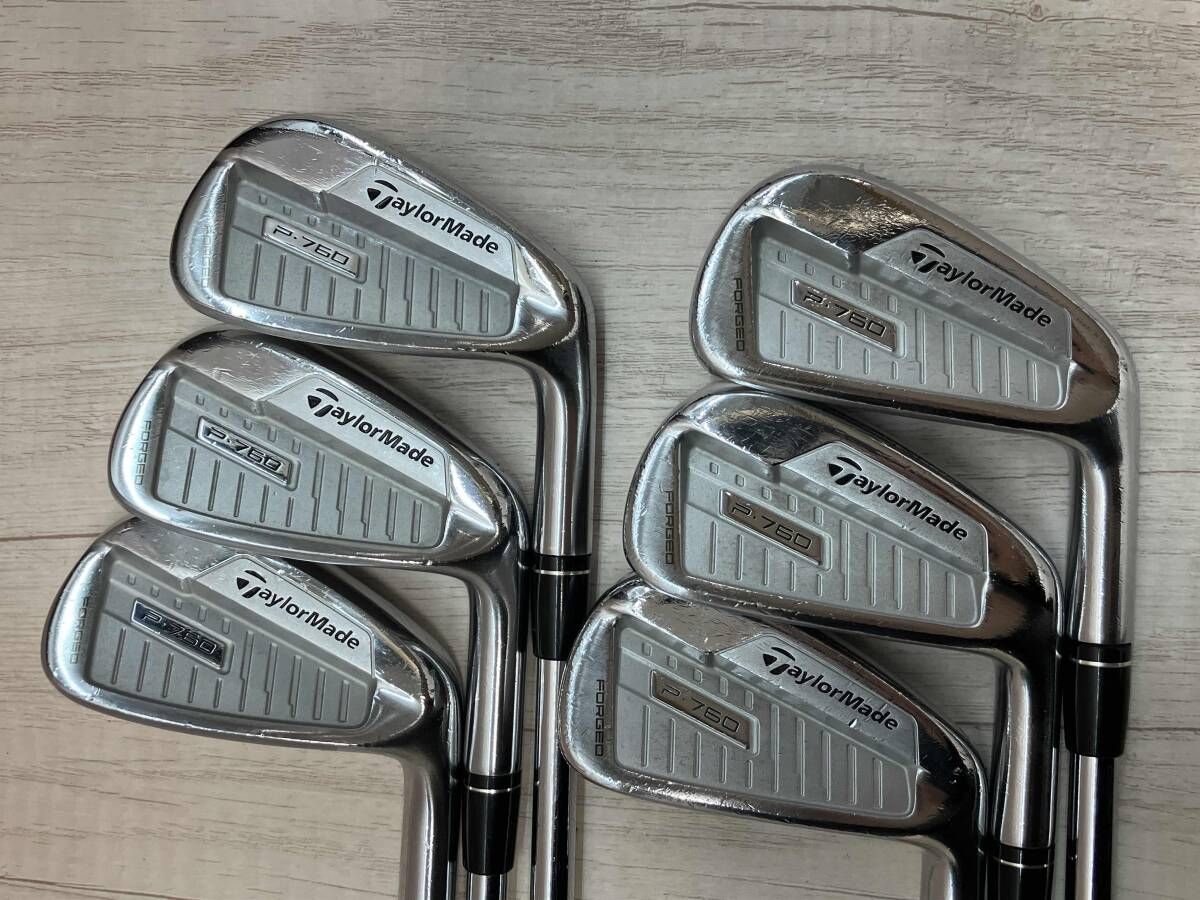 TaylorMade P760 アイアンセット テーラーメイド FLEX S 6本セット 5-9.P 男性右利き用 ゴルフクラブ