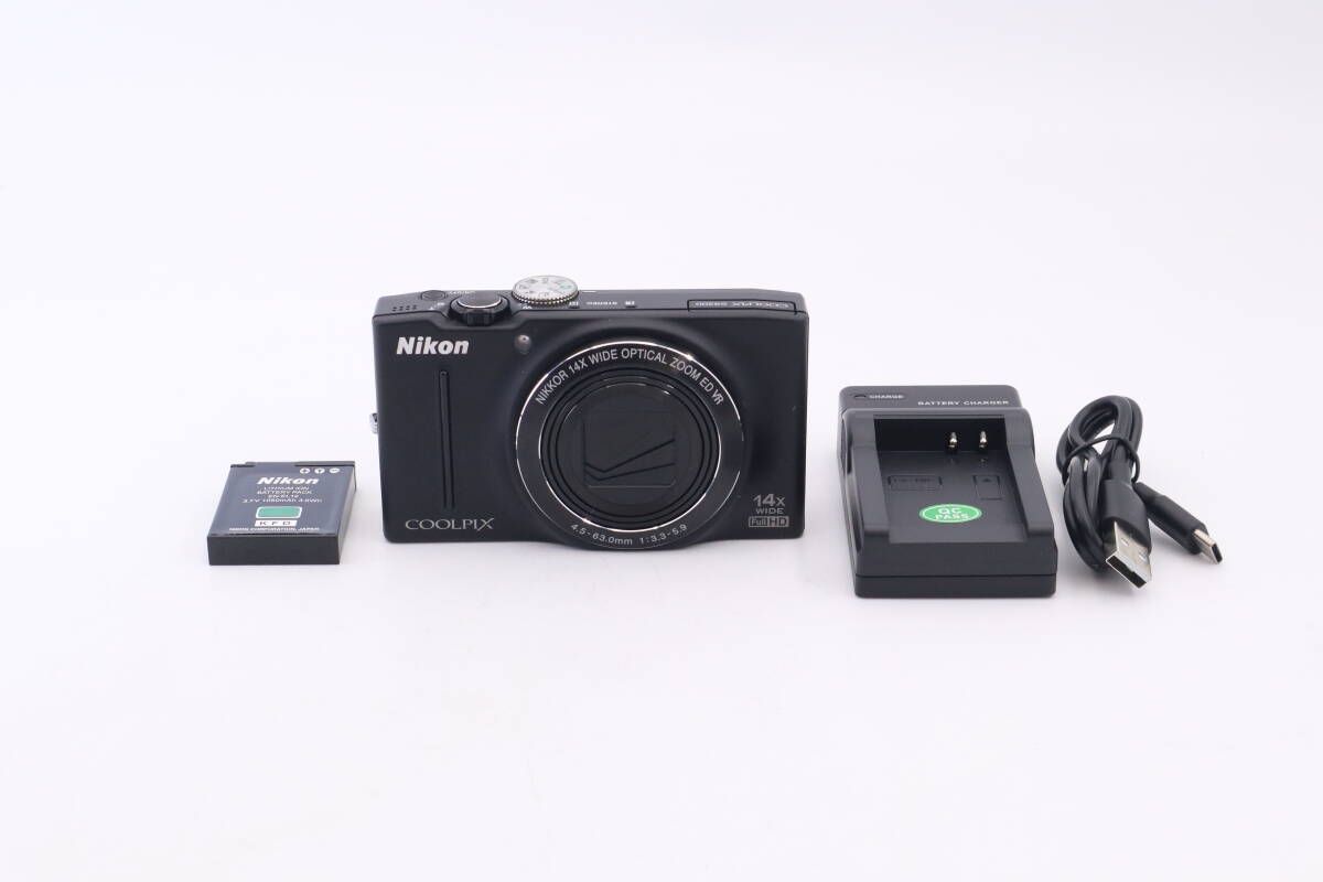 Nikon COOLPIX S8200 ニコン コンパクトデジタルカメラ ブラック f10989