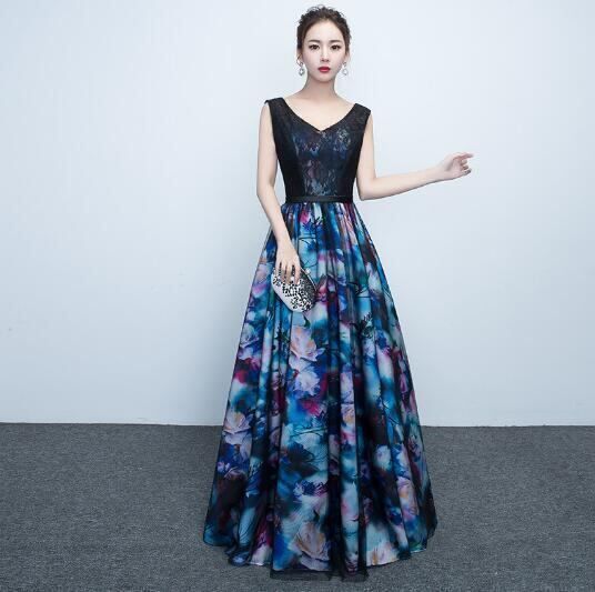 発表会 舞台衣装 ロング ドレス 9号 M OPN2983