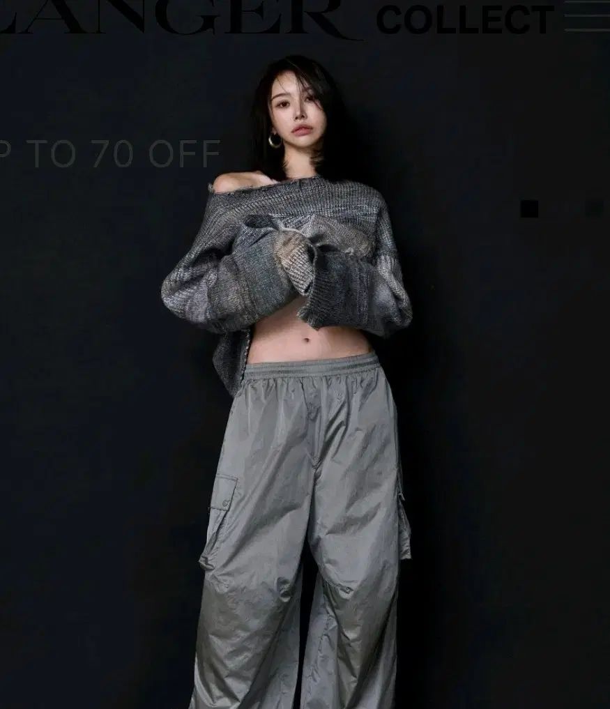 ポータブル 斜めボーダー ヴィンテージ ニット 当時物