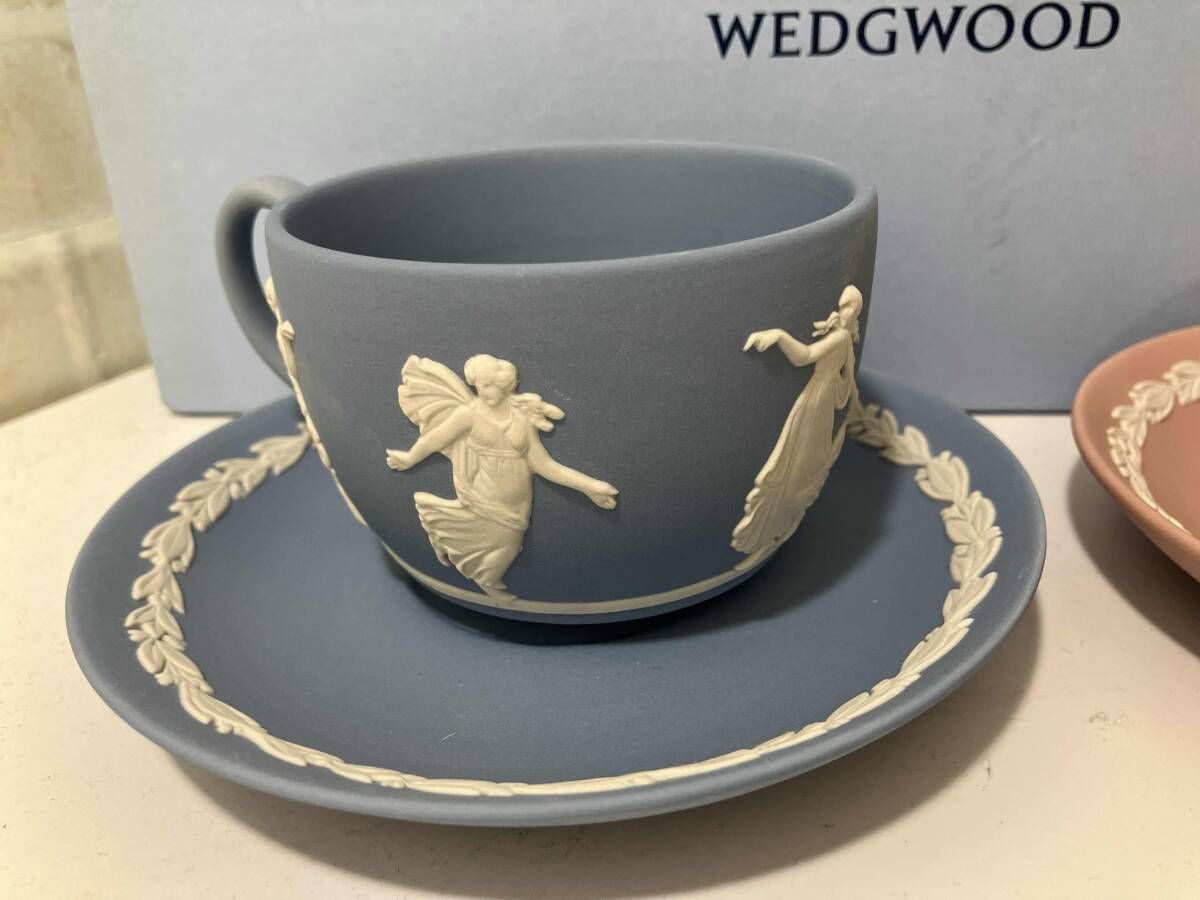 WEDGWOOD ウェッジウッド ジャスパー カップ-ソーサー ペア