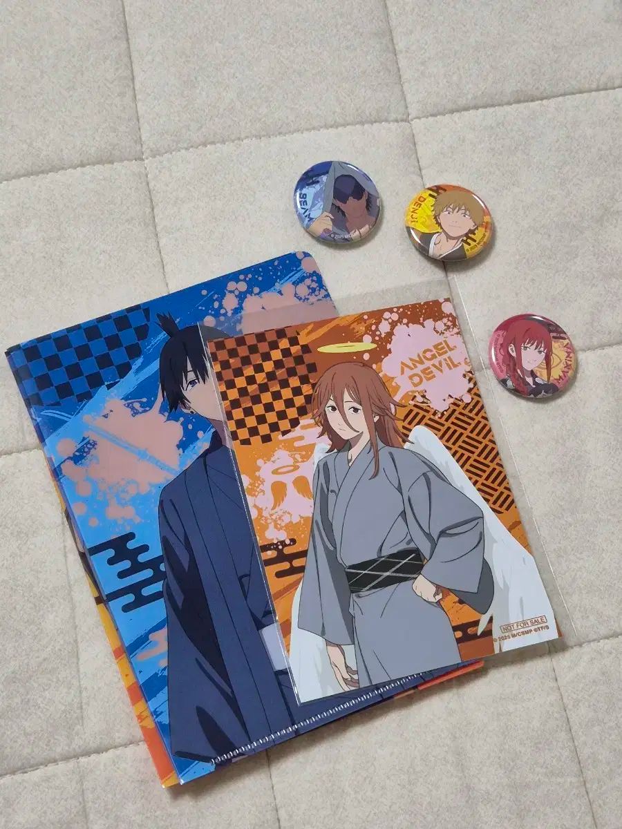 チェンソーマン お祭り 大阪 ポップアップ クリアファイル 缶バッジ 3種 まとめ