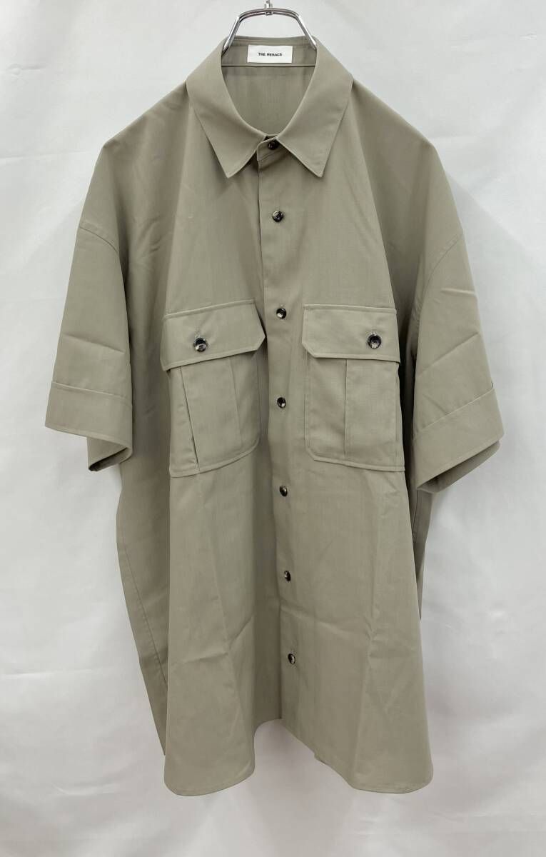 THE RERACS ザ リラクス 半袖シャツ 24SS-REBL-427-UASP サイズ48 ベージュ 夏