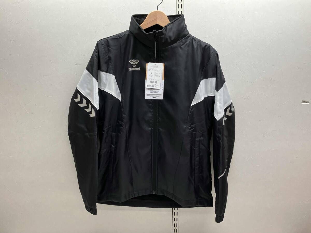 hummel ヒュンメル ウィンドブレーカージャケット メンズ Sサイズ ブラック HAW2145A