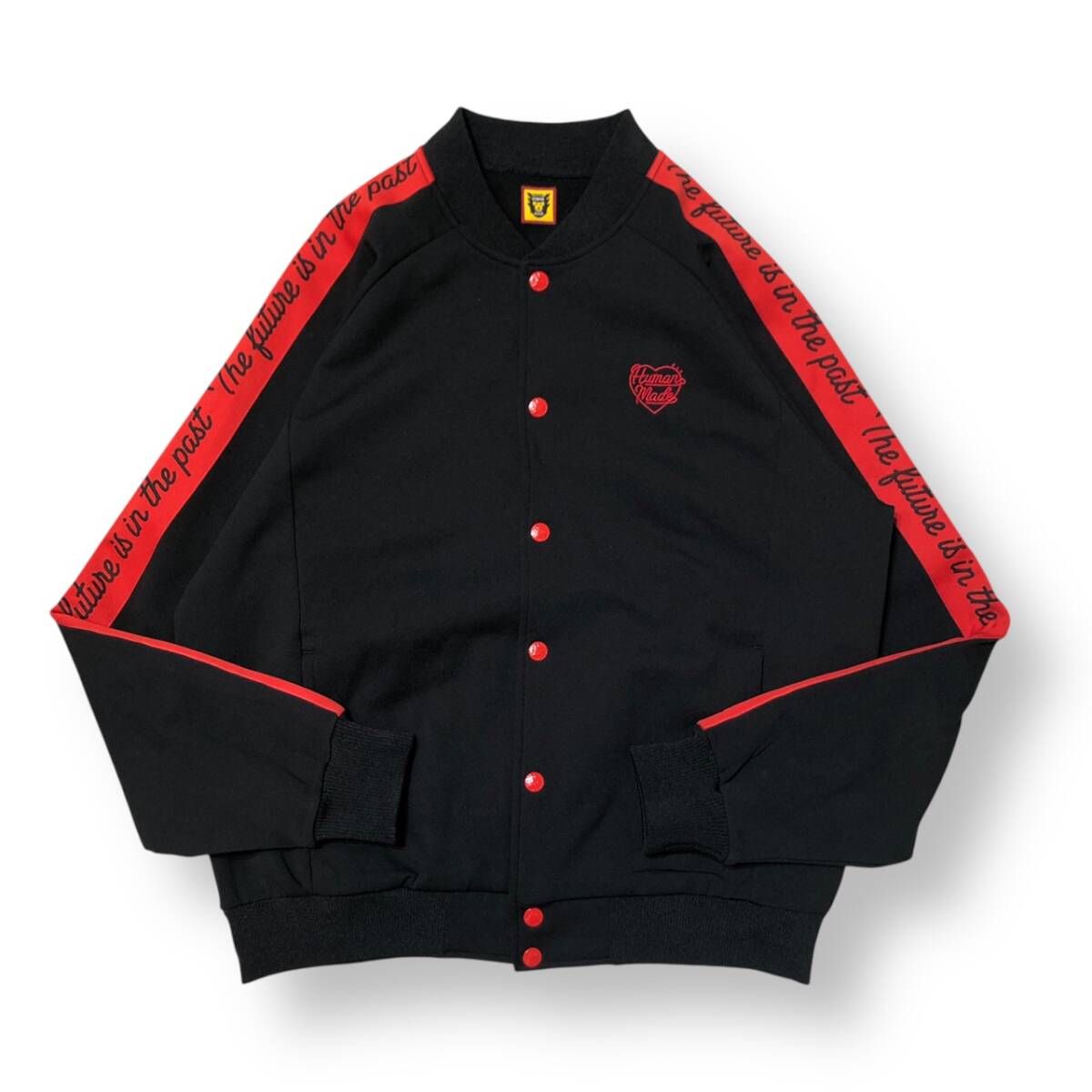 HUMAN MADE TRACK JACKET BLOUSON Black／Red size L トラック