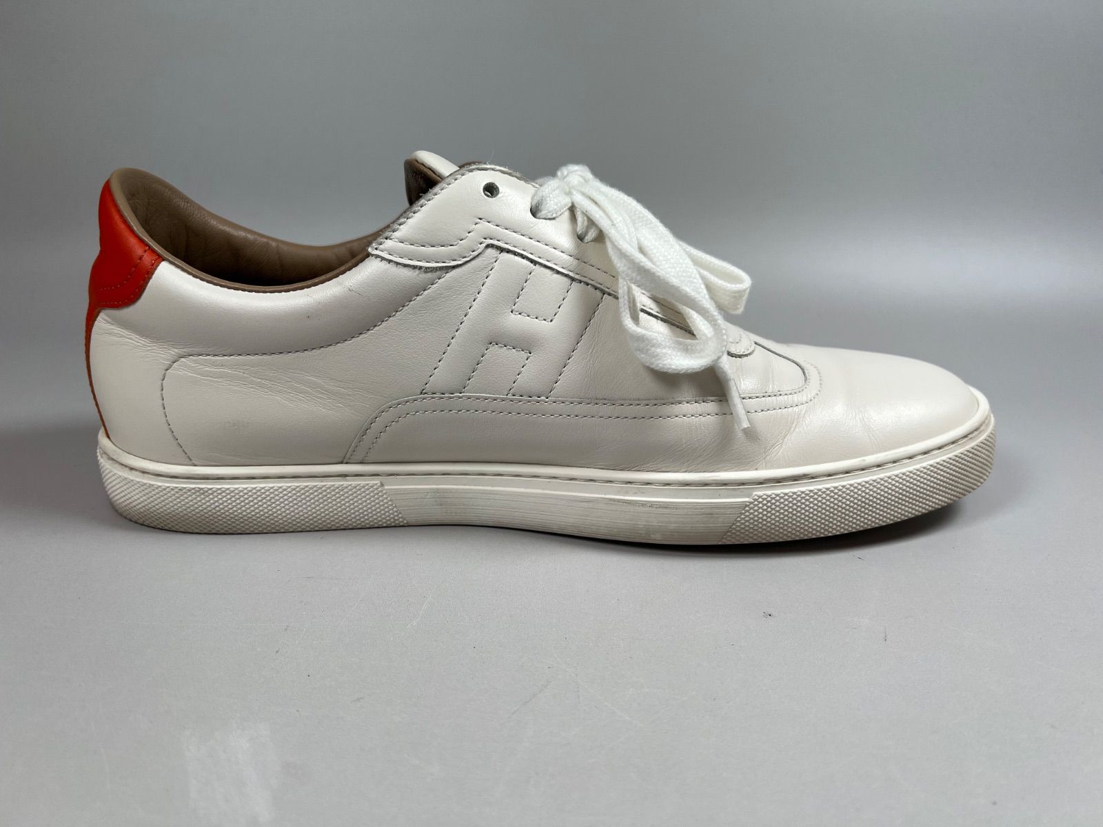 HERMES (エルメス) QUICKER クイッカー レザー ローカット スニーカー