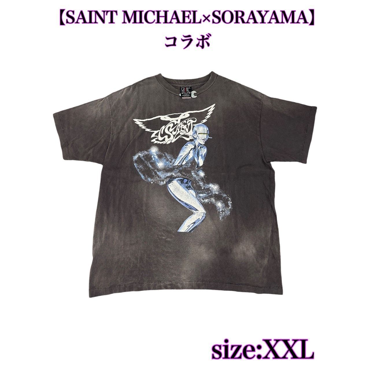 SAINT MICHAEL×SORAYAMA セントマイケル × 空山基 コラボ Tシャツ XXL