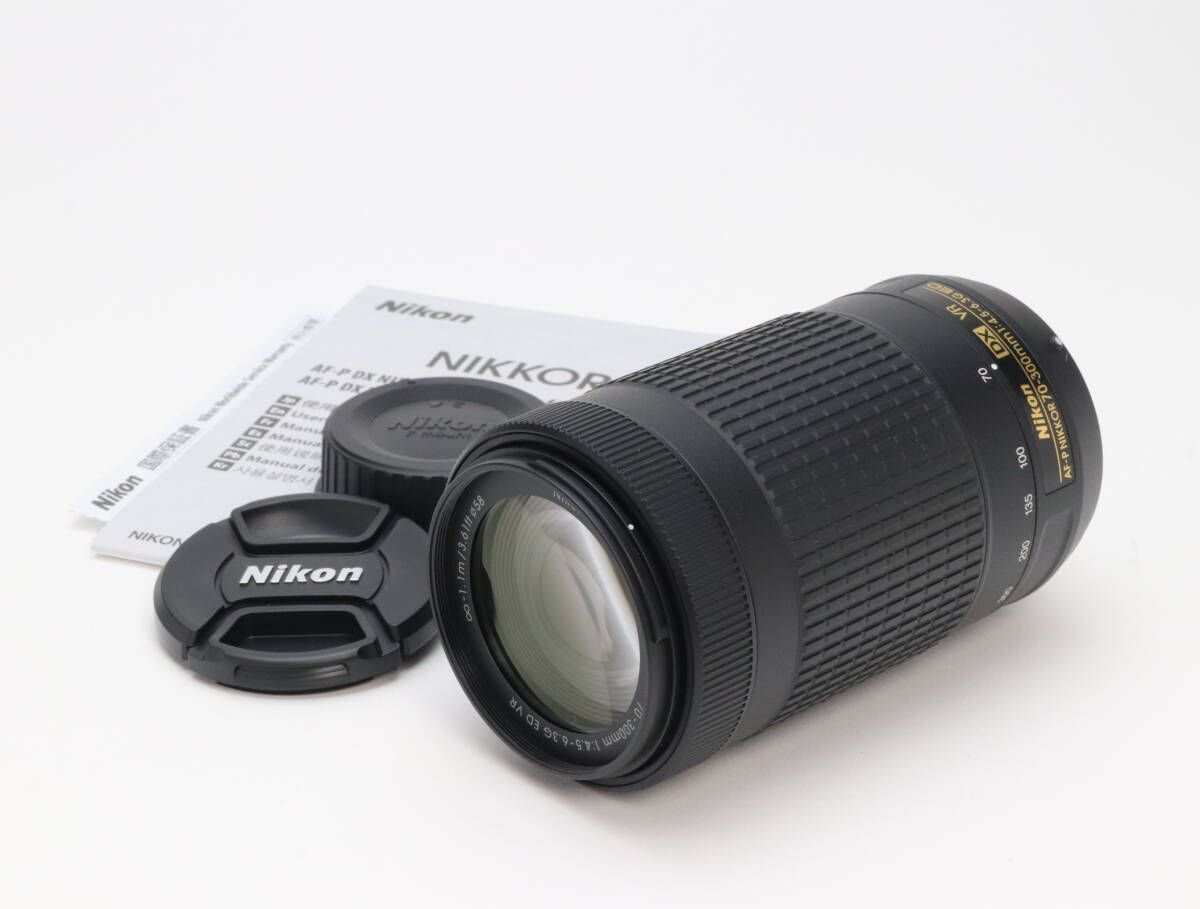 AA 上品 Nikon ニコン AF P DX NIKKOR 70 300 mm F 4 5 6 3 G ED VR 初期不良 対応 111 33