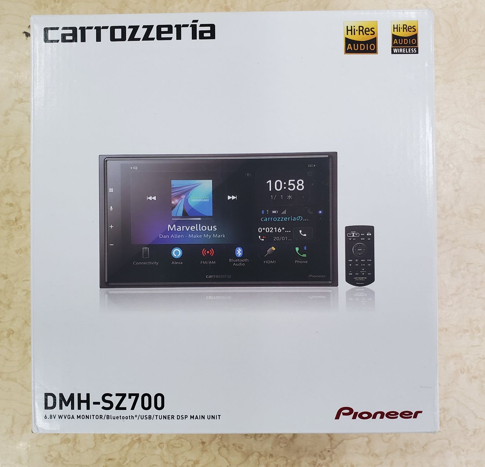 パイオニア カロッツェリア DMH-SZ700 6.8V型ワイドVGA チューナー