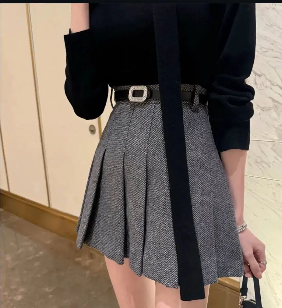 ROSSUM J ミニスカート ベルト 含む み