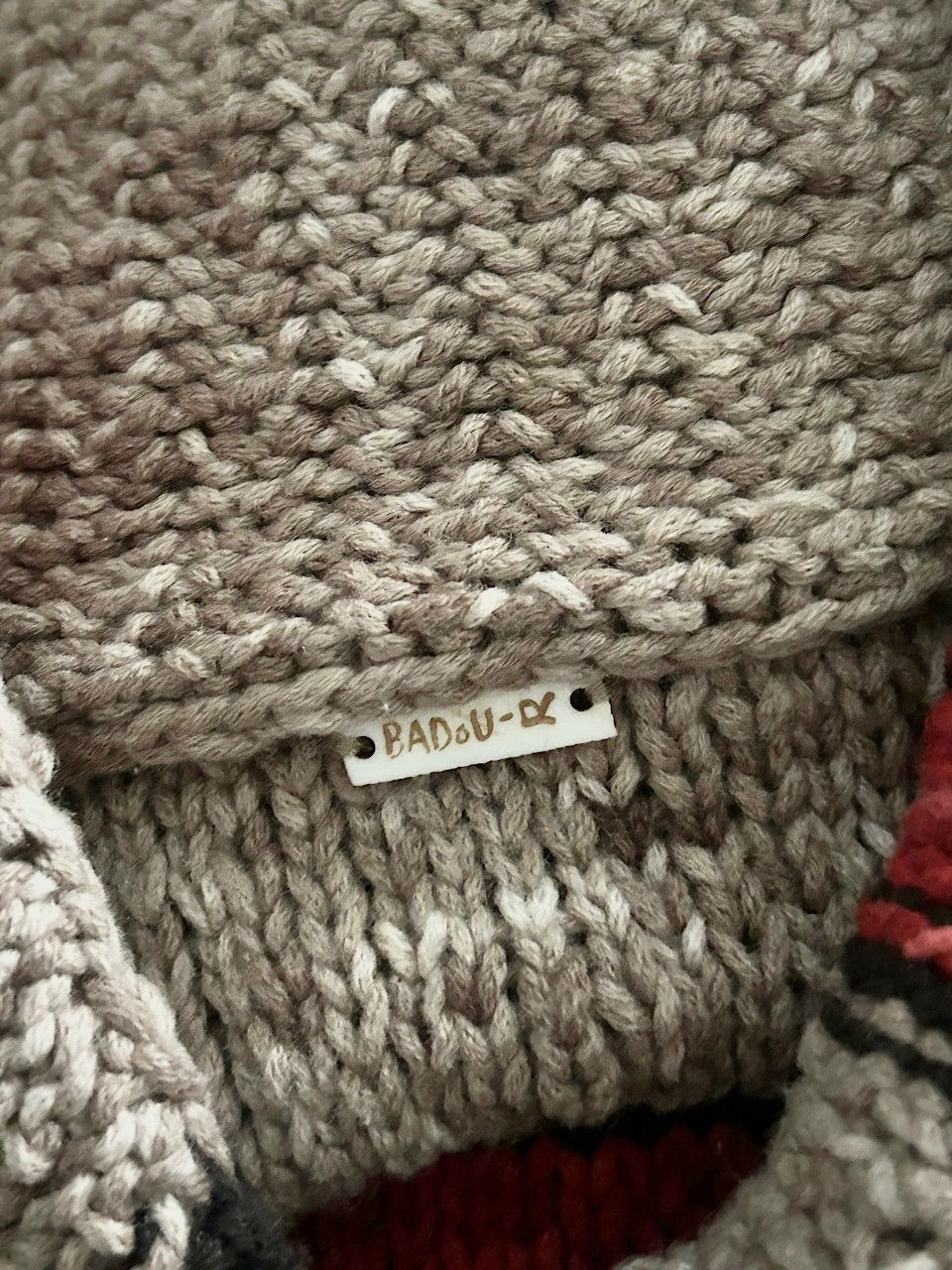 カウチンニット カーディガン