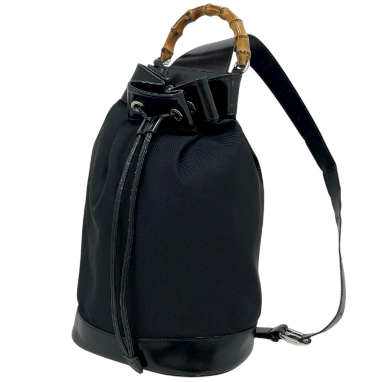 GUCCI グッチ バンブー リュック 2way ワンショルダーバッグ ボディバッグ 003 2113 0036 ブラック 尾張小牧店