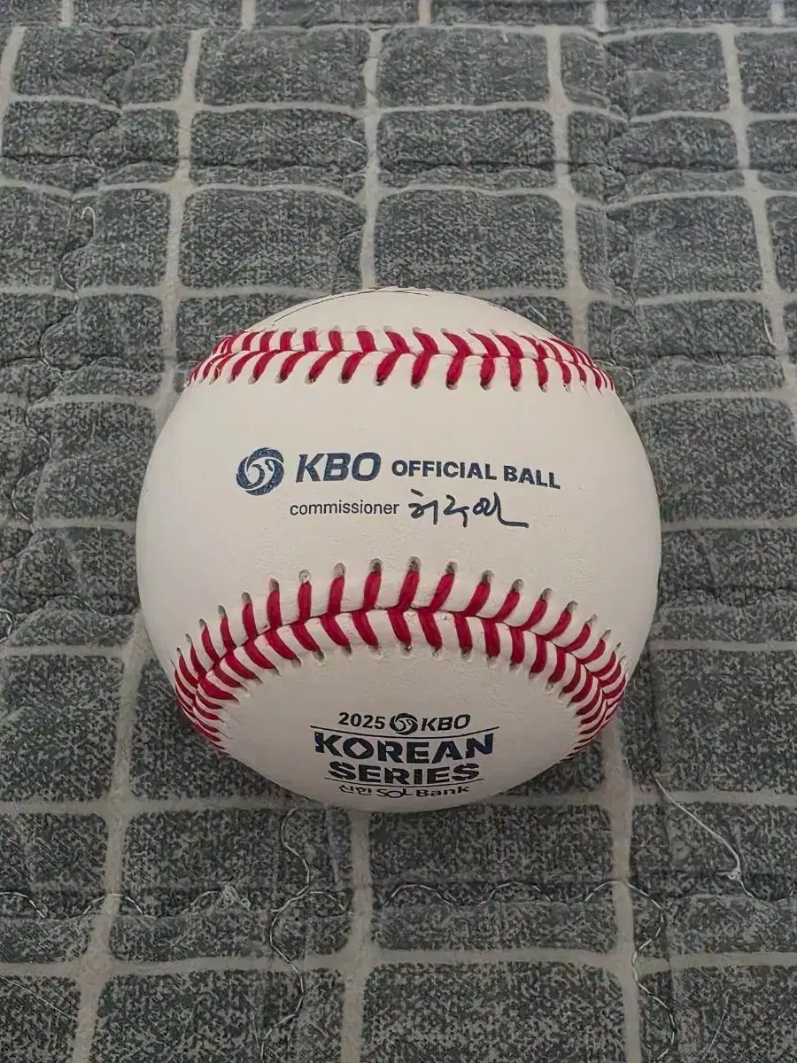 2025 韓国シリーズ 公式球 文賢彬 ムン ヒョンビン サインボール