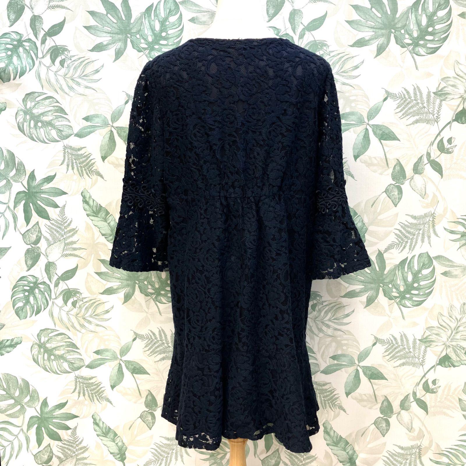 GR1154 ローズティアラ ワンピース レディース 46 ネイビー - メルカリ