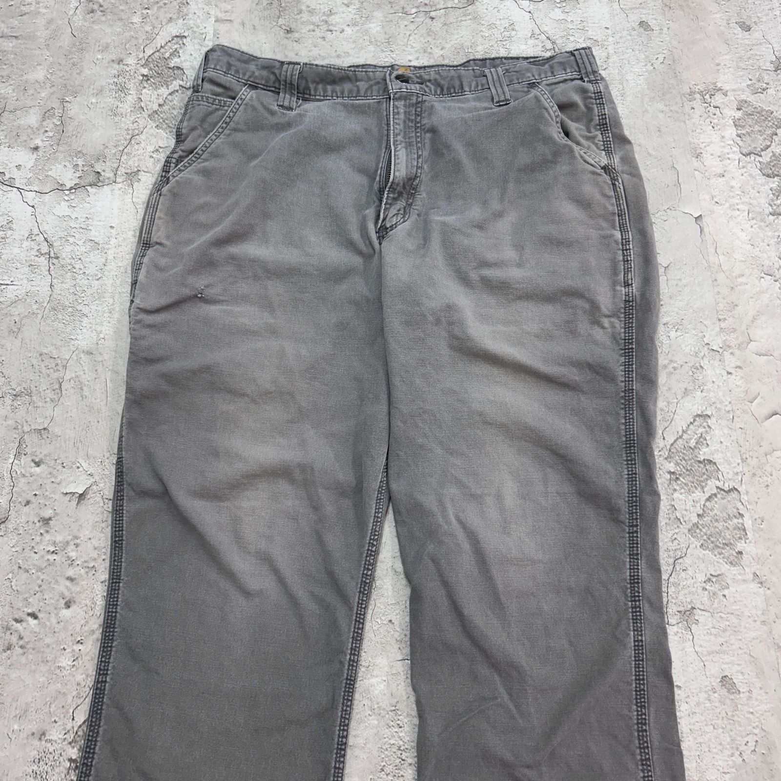 Carhartt 古着　グレー ワークパンツ 38x34 Carhartt カーハート ワークパンツ ペインターパンツ w38 グレー 灰色