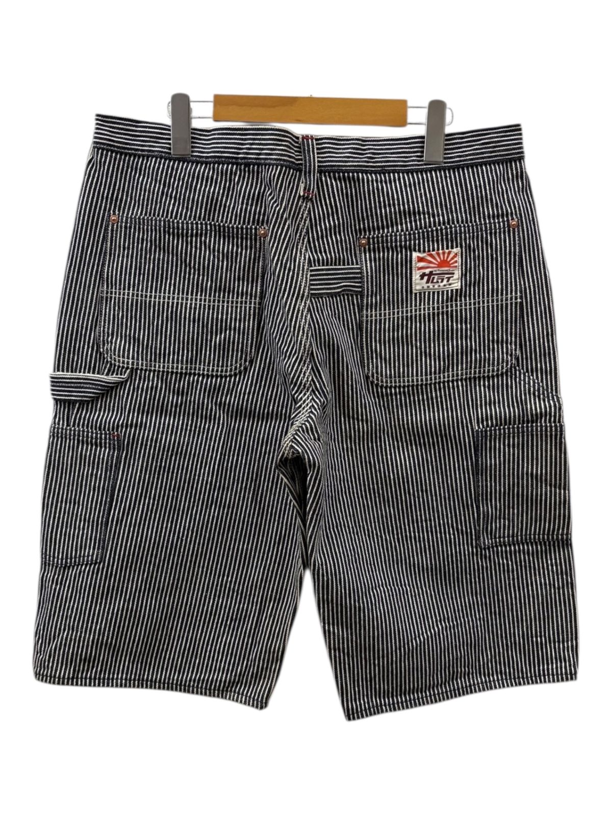SAMURAI JEANS サムライジーンズ ヒッコリーストライプショートパンツ 太ヒッコリー SM155DX-FHC 38 メンズ 078
