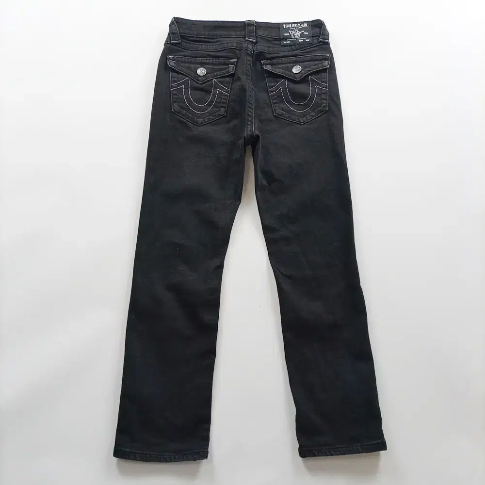 トゥルーレリジョン デニム サイズ28 ブラックデニム ストレート ヴィンテージ レディース A 8223