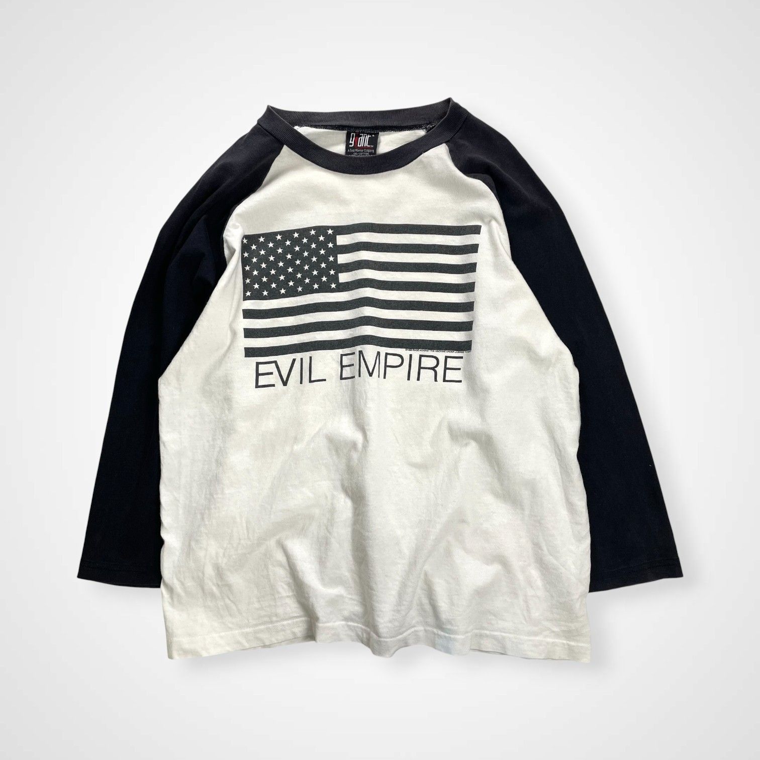 RAGE AGAINST THE MACHINE 96年コピーライト オリジナル EVIL EMPIRE ラグランTEE 1オーナー品 SIZE L