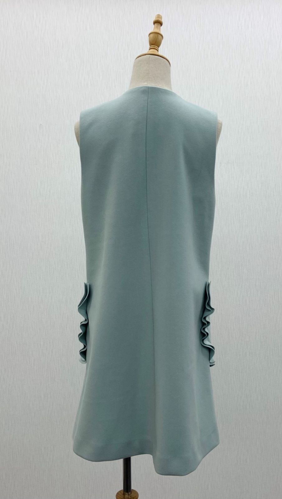  ビックポケットフリル ジレ ミントグリーン Toilette トワレ 433-043 60 ベスト ジレ ベスト ジレ ビスチェ