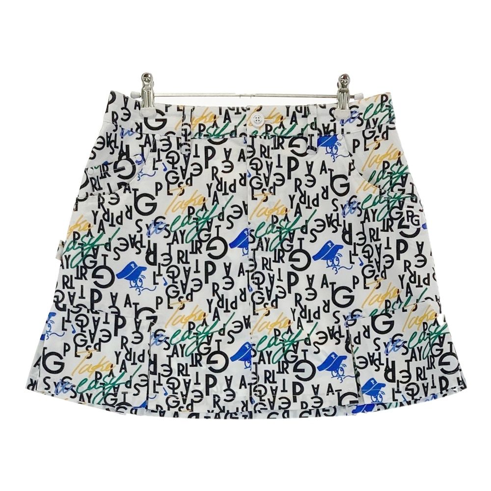 サイズ 2 PEARLY GATES パーリーゲイツ スカート 総柄 ホワイト系 240101550532 ゴルフウェア レディース ストスト
