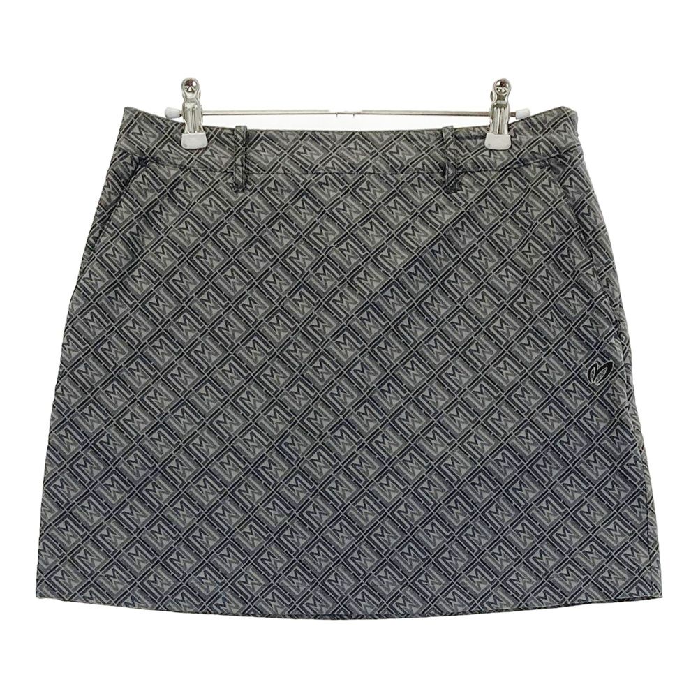 サイズ 2 MASTER BUNNY EDITION マスターバニーエディション スカート 総柄 グレー系 240101550543 ゴルフウェア レディース ストスト