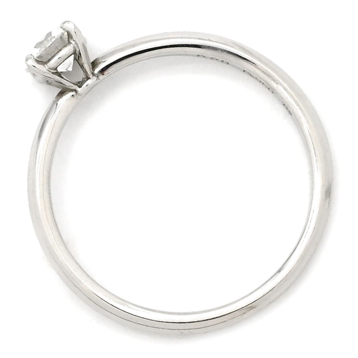 リング 指輪 ダイヤ 立爪リング Pt 950 ダイヤモンド プラチナシルバー 1石 1粒 9号