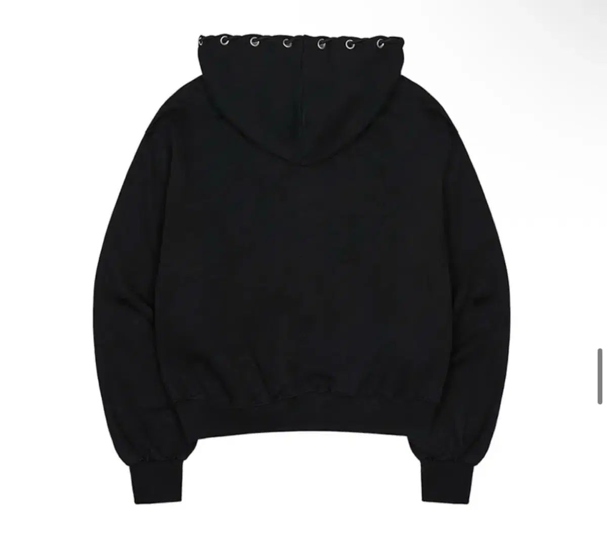 NOT KNOWING フードジップアップ ブラック