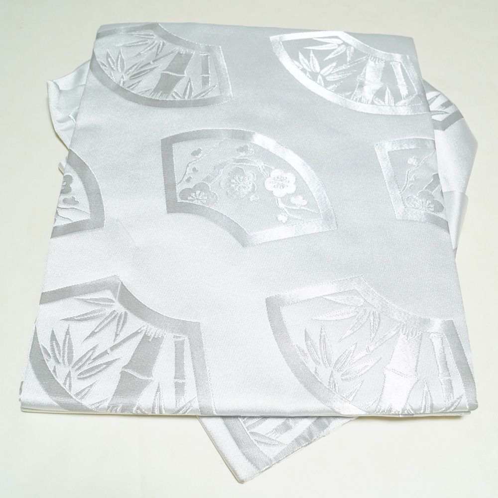 金襴後見帯 踊り用 後見帯 金襴 地紙に竹 後見結び帯 二部式 作り帯 踊り帯 踊り 帯 着物 踊り着物 リサイクル着物 舞踊 踊り用帯 衣裳 日本舞踊 新舞踊 演劇 舞台 衣装 ステージ カラオケ 踊り子