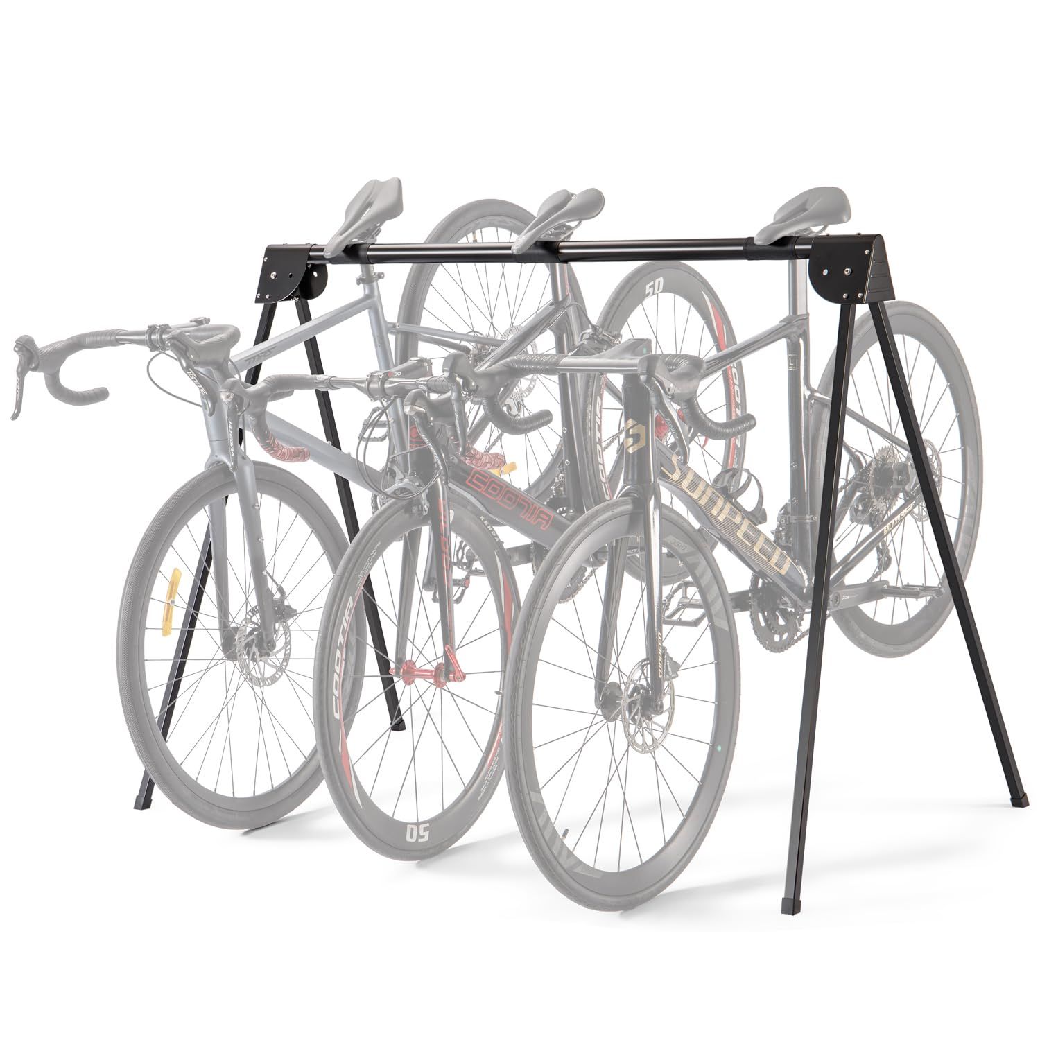 BLACK VIPER 自転車 ラック 屋外 スタンド 倒れない 1 2 3台用 駐輪場 サイクルラック ロードバイク クロスバイク等用 サドル引掛け式