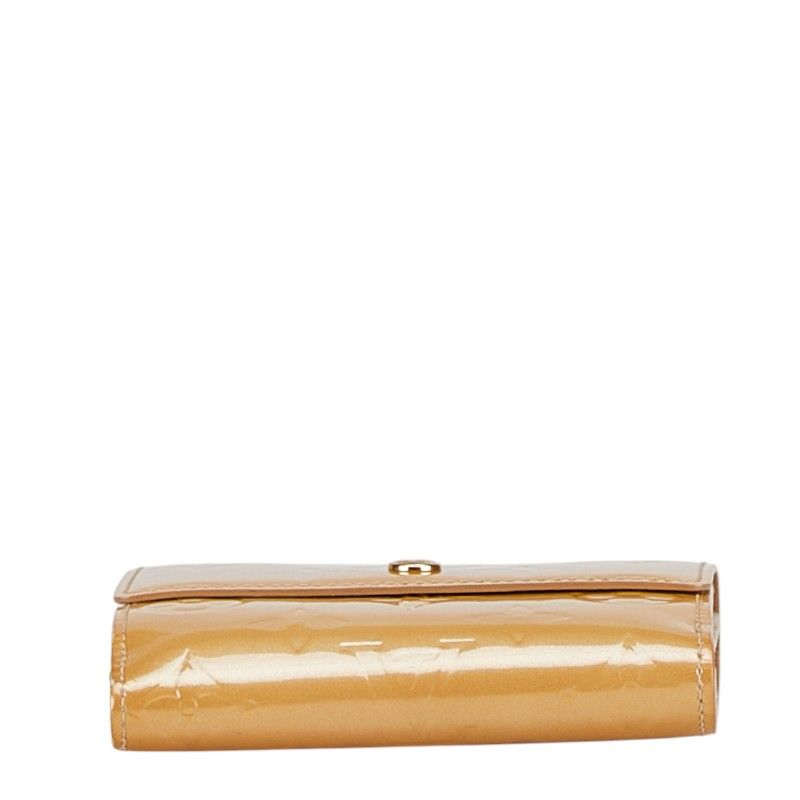  ルイ ヴィトン モノグラム ヴェルニ ポルトモネ ビエ カルトクレディ 二つ折り財布 コンパクトウォレット M 91170 ベージュ パテントレザー レディース LOUIS VUITTON 1-0181754 その他 小物