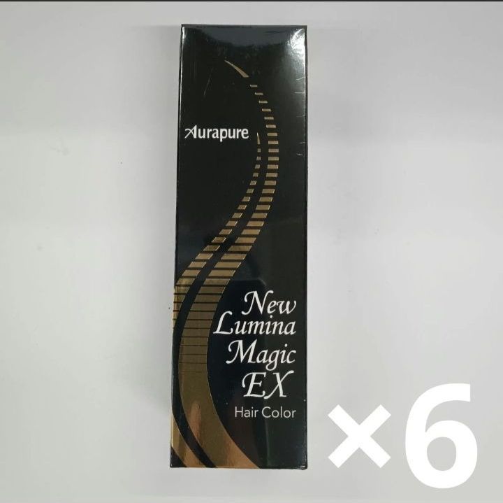 o71110003 アウラピュア ニュールミナマジックEX 75g 白髪染めクリーム 自宅 自分で 簡単 さっとつけるだけ 臭いがきにならない 合成染料不使用