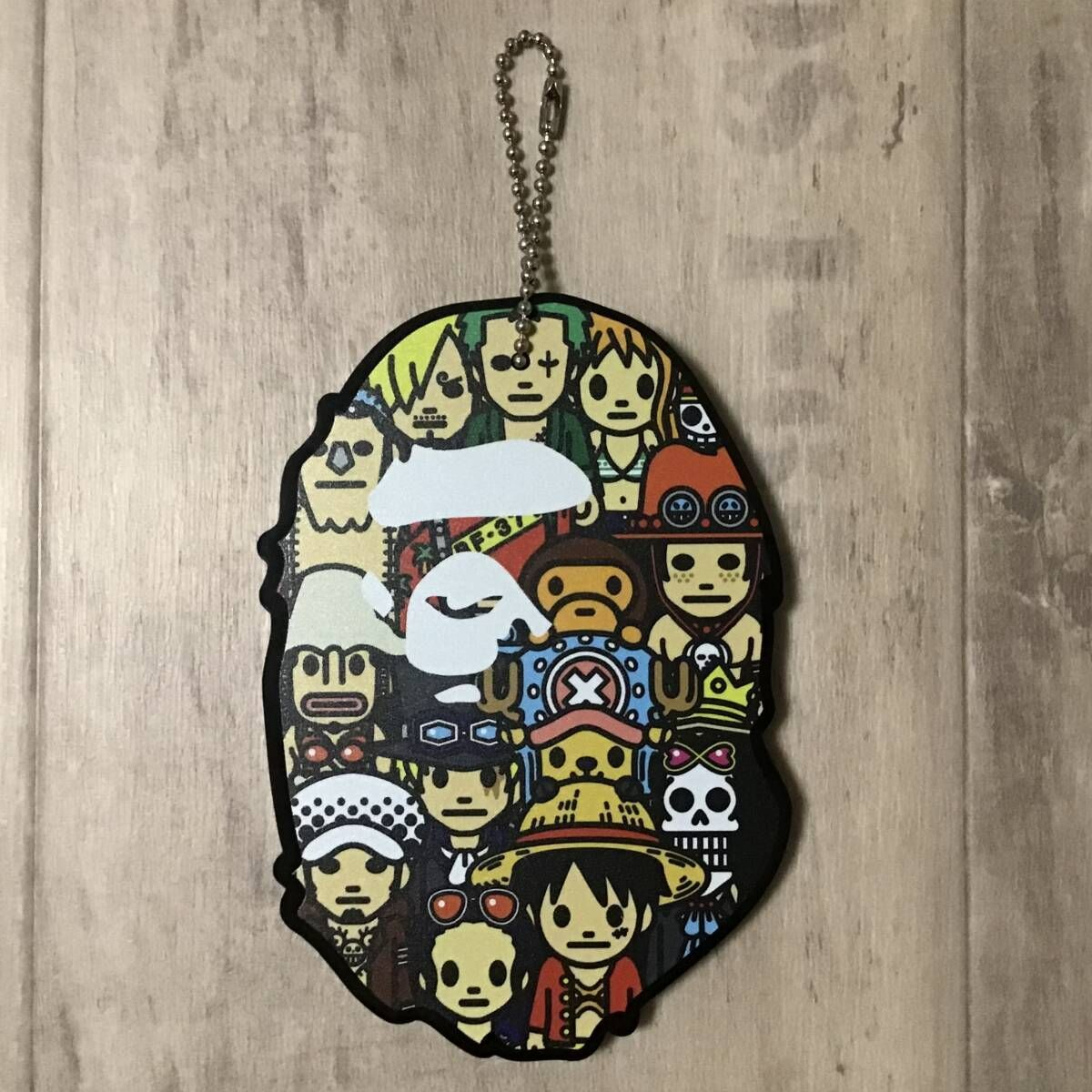 BAPE × ワンピース カードケース onepiece a bathing ape card case エイプ ベイプ アベイシングエイプ ルフィ luffy