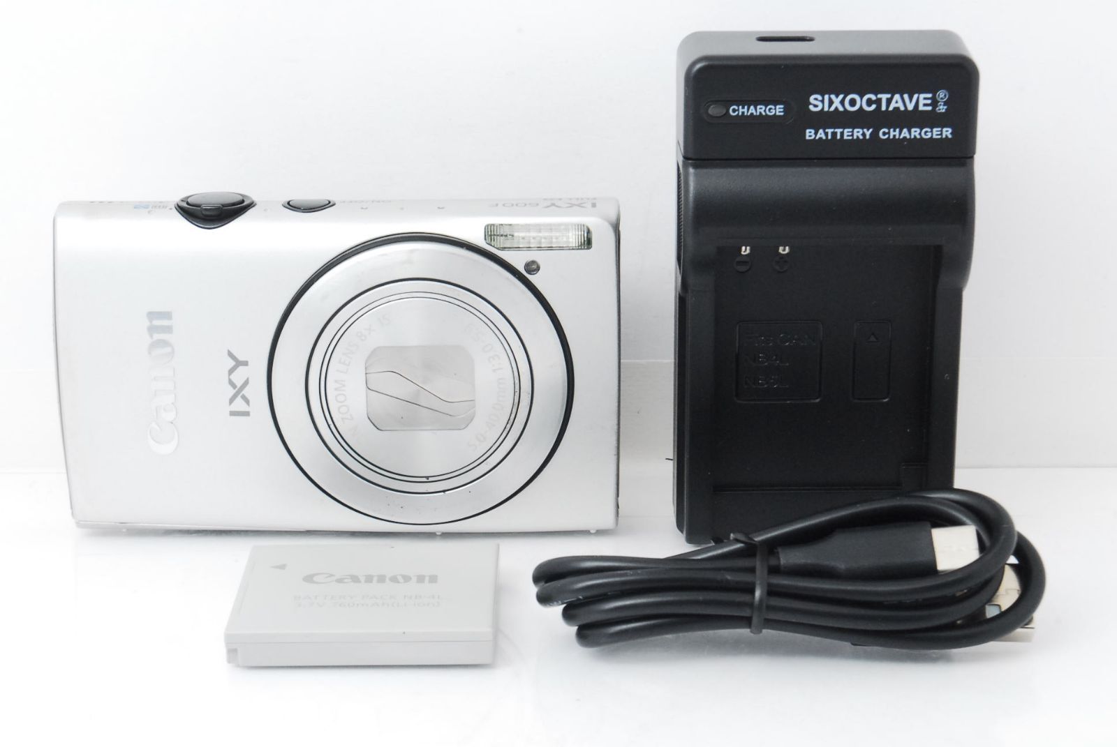 ❤️上品なシルバーボディ♪スリム＆軽量☆キヤノン IXY 600F❤️ 綺麗な