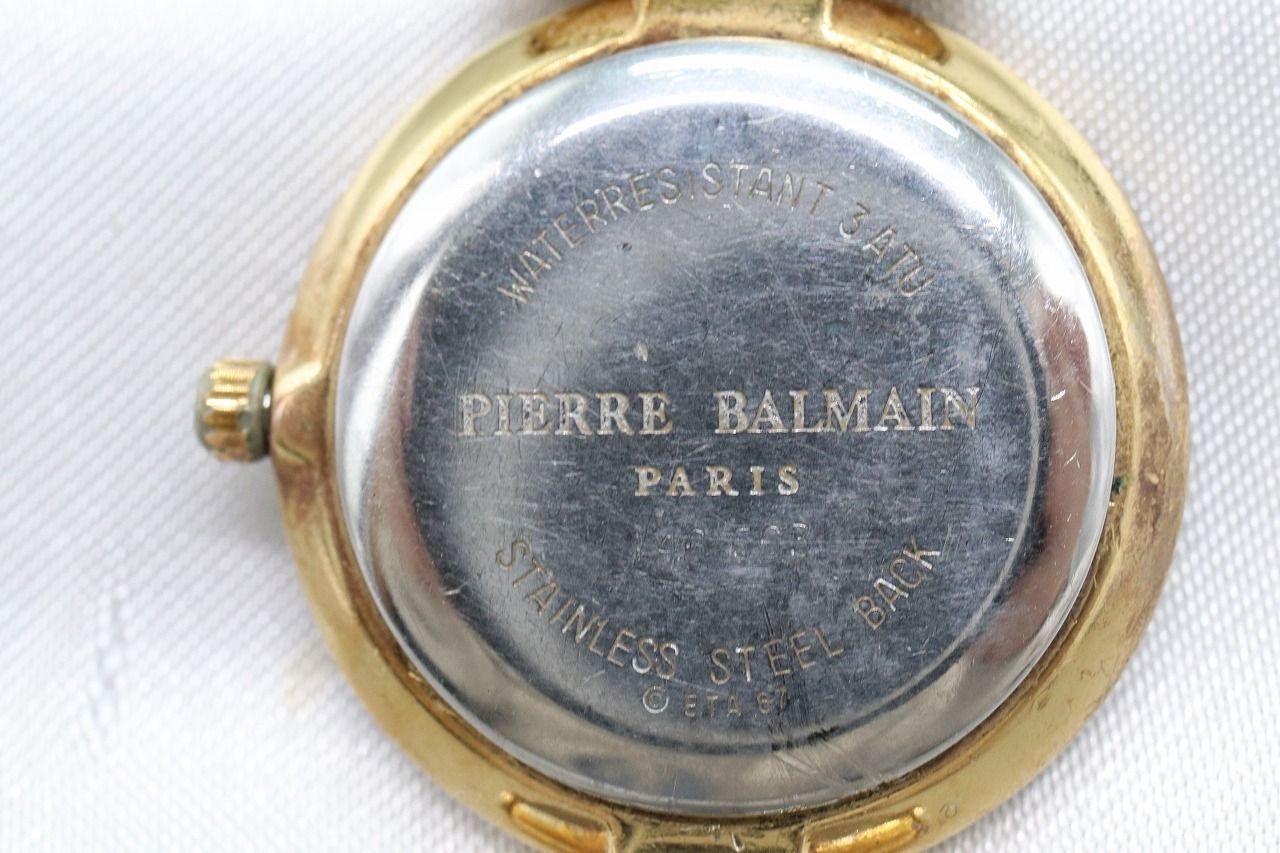 W268-21】動作品 電池交換済 PIERRE BALMAIN バルマン SWISS MADE 