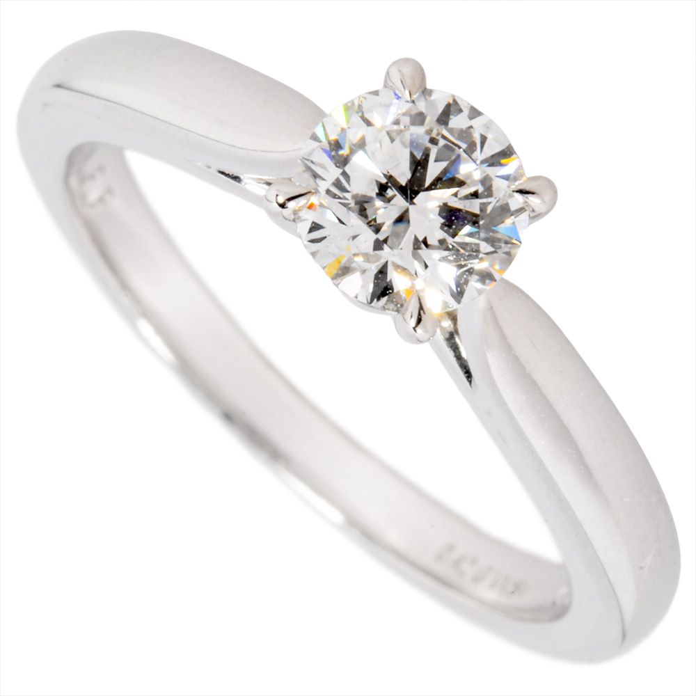 グラフ GRAFF パラゴン ソリティア リング 指輪 ダイヤモンド 0.42ct 約6号 Pt950 4.0g プラチナ G VVS1 3EX レディース