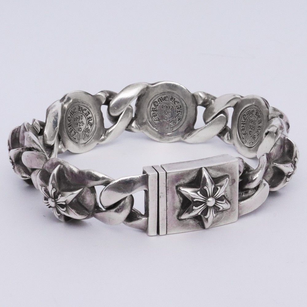 CHROME HEARTS 6P スター リンク ブレスレット 6リンク シルバー