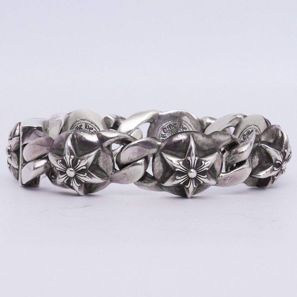 CHROME HEARTS 6P スター リンク ブレスレット 6リンク シルバー