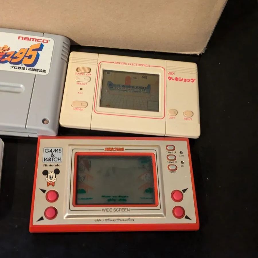 ゲーム ゲームウォッチ ゲームボーイ プレステ カセット ファミコン FF 攻略本 ケーキショップ テトリス ファミスタ 動作未